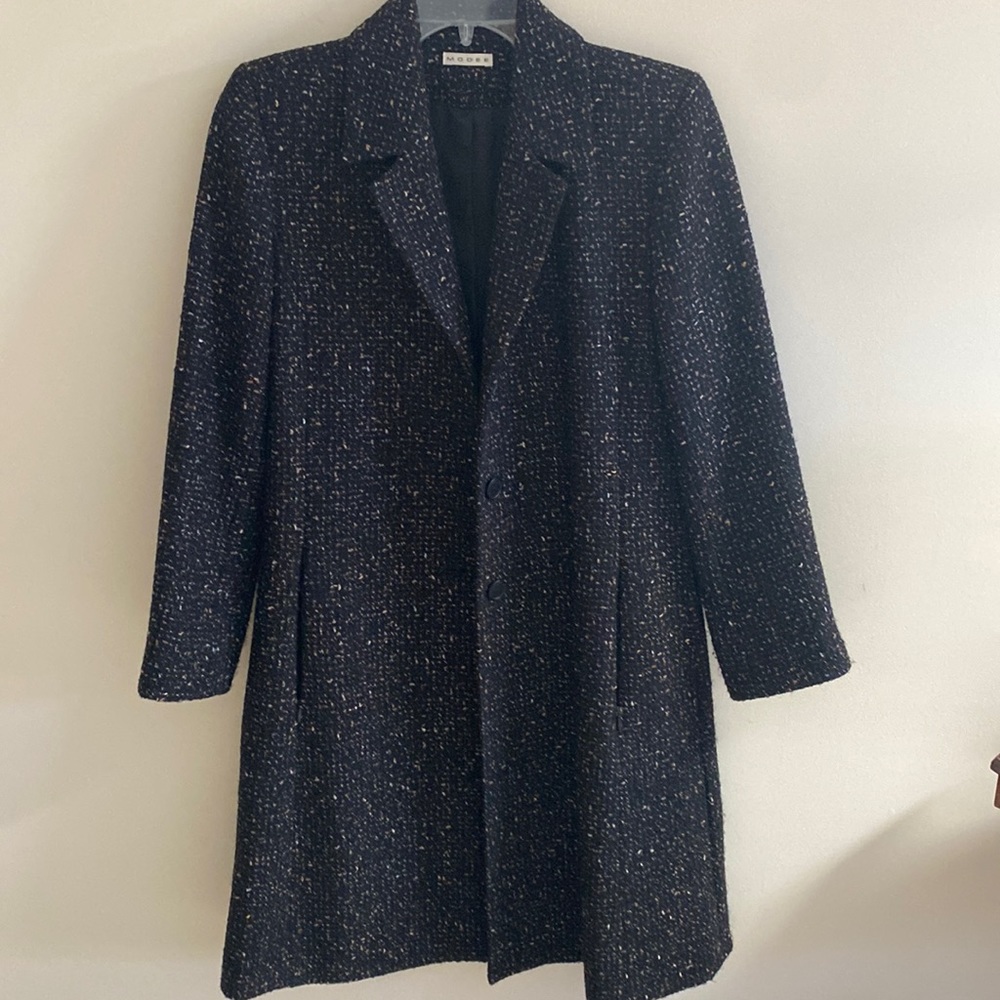 Modee Wool Blend Coat Size 38